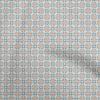 Cotton Flex Light Blue Fabric Asian Suzani  Sewing Fabric By The Yard Printed Diy Clothing Sewing Supplies 40 Inch