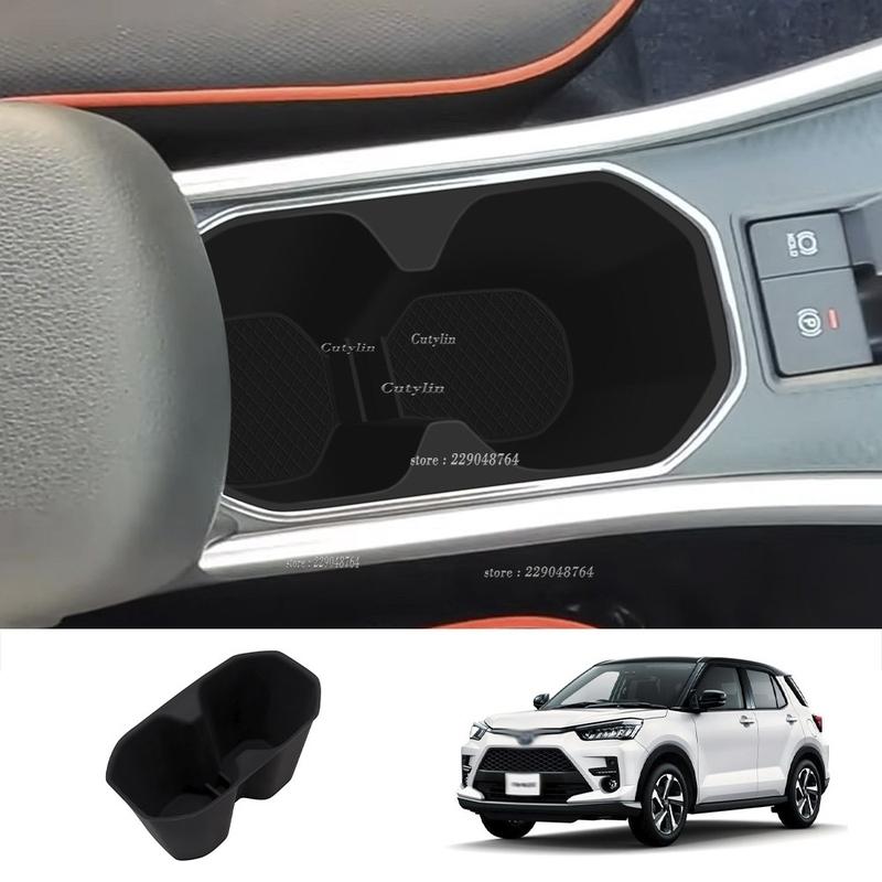 For Toyota Raize A200 Rubber Center Console Water Cup Holder Coffee Bottle Cover Protector Accessories