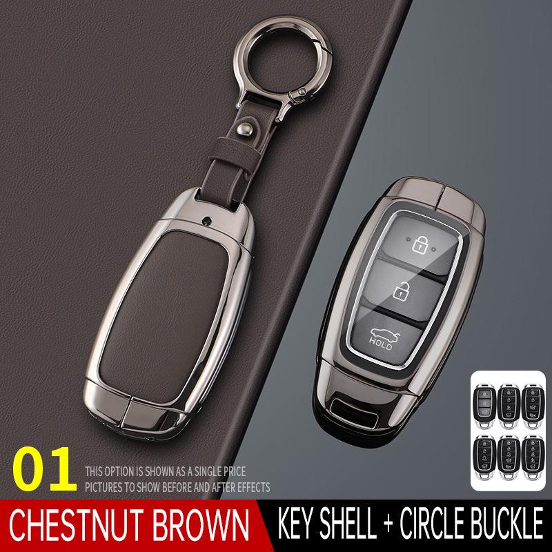 Чехол для ключа Hyundai для Santa Fe, ix25, ix35, Festa, Elantra, Sonata 10