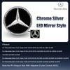 For Mercedes Benz  Front Grill Mirror Emblem 3D Star Chrome Logo X253 W166 C292 X166 2016-2019