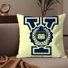 Y-Yale University Pillow Case Silky Elegant Comfort Sofa Bed Invisible Zipper