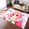 Hot Anime SAO Sword Art Online Modern House Living Room Floor Matte Bedroom Carpet Poster Mat Pattern Decorative Square Rug Gift