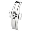 Butterflyshape Deployment Buckle Automatic Double Click Metal Clasp Strap For Watch Male