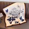 Floral Print Silk Square Scarf Women Soft Satin Headscarf Bag Ribbon Foulard Neckerchief Headband Female Hijab Neck Tie Decorate