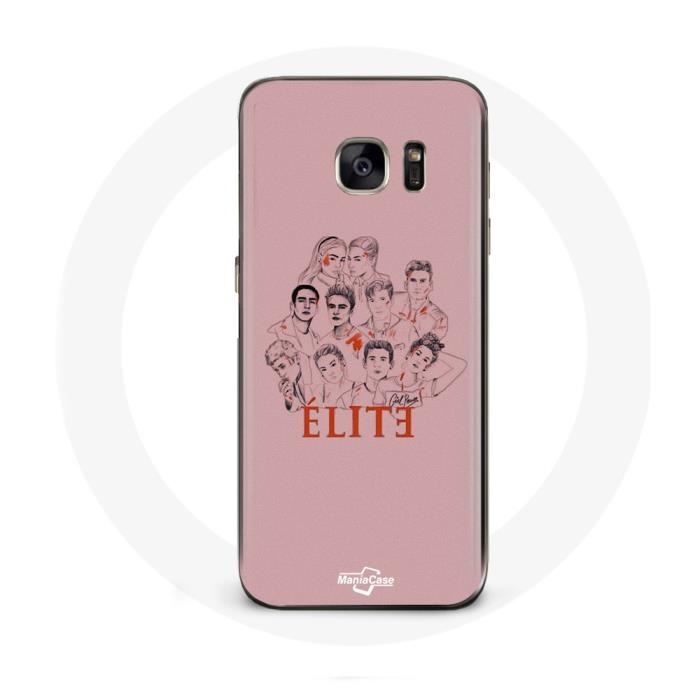 Coque pour Samsung Galaxy S6 Edge Elite Saison 5 Affiche personnages Fanart Logo