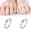 2pcs Retro Sun Moon Couple Rings for Women Men Adjustable Paired Rings Engagement Wedding Rings Jewelry Lovers Kit Anillos Mujer