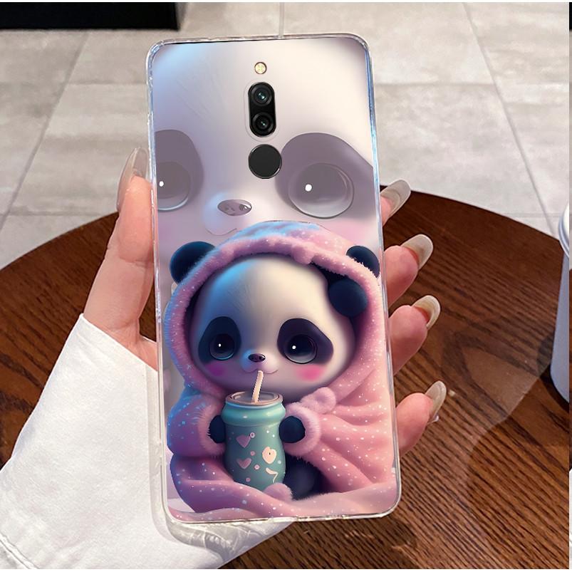 Задняя крышка для Xiaomi Redmi 8 8A Чехол Прозрачный Роскошный Милый Любовь Кролик Крутой Забавный Рисунок Прозрачный ТПУ Мягкий Силикон Чехол для Телефона