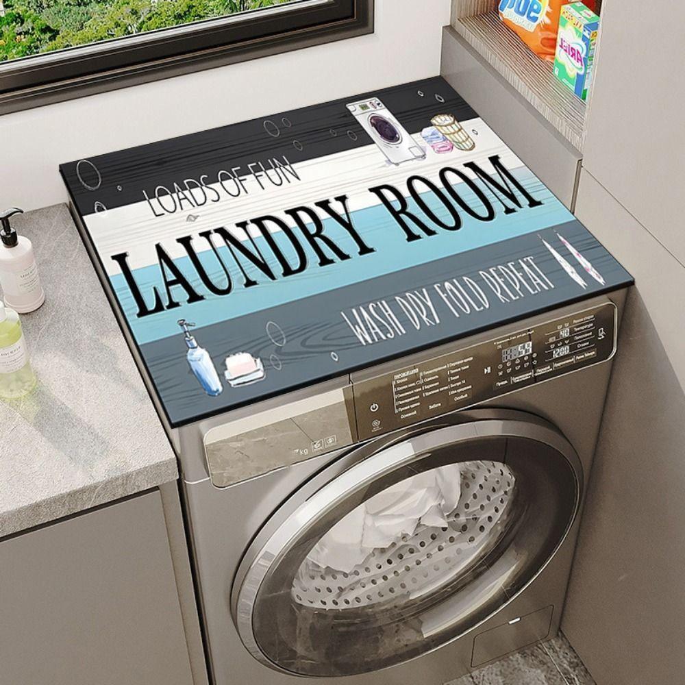 Пылезащитная барабанная стиральная машина коврик противоскользящий холодильник пылезащитная ткань стиральная машина