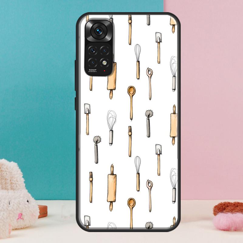 Чехол для выпечки, кулинарии, шеф-повара для Xiaomi Redmi Note 14 12 11 9 10 13 Pro 9S 10S 11S 12S Redmi 13C 10C 12C 14C