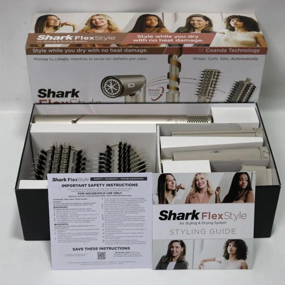 Профессиональный фен Shark FlexStyle с отрицательными ионами и мощный фен Airwrap, щетка для укладки волос и мультистайлер, бигуди, инструменты для укладки