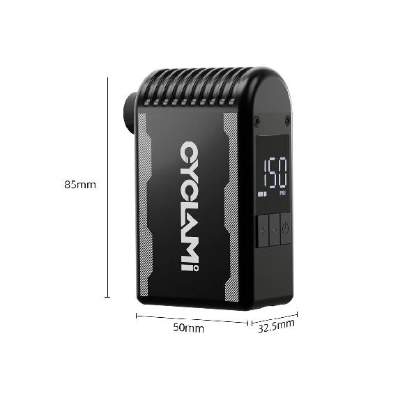 CYCLAMI A2 MAX 150 PSI Мини-электронасос Портативный беспроводной велонасос Presta Schrader Велоспорт MTB Шоссейный велосипед
