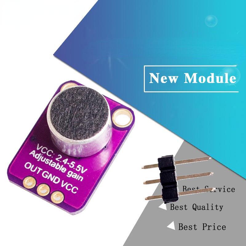GY-MAX4466 Electret Microphone Amplifier Module MAX4466 Adjustable Gain For Arduino