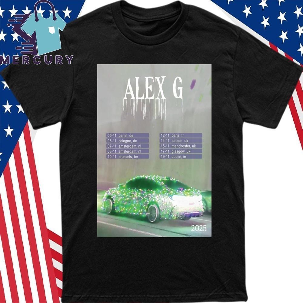 Alex G Черная хлопковая рубашка Все размеры S-5XL Унисекс Рубашка OM395 Унисекс Футболка