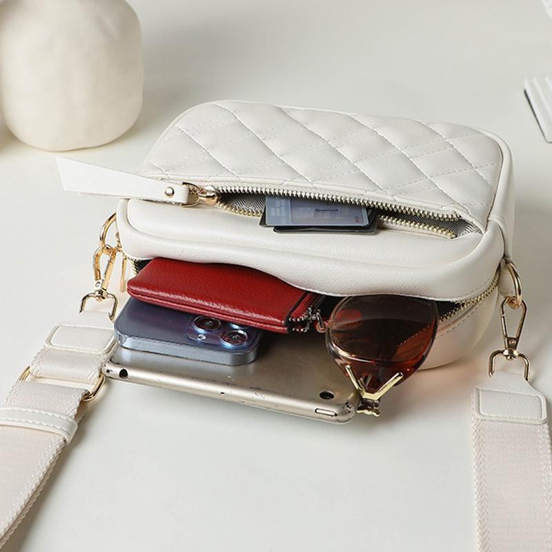 Women Bags Small Handbags Purse Plaid Design Crossbody Bag Casual Shoulder Bag Square Zipper Bag For Ladies KTY