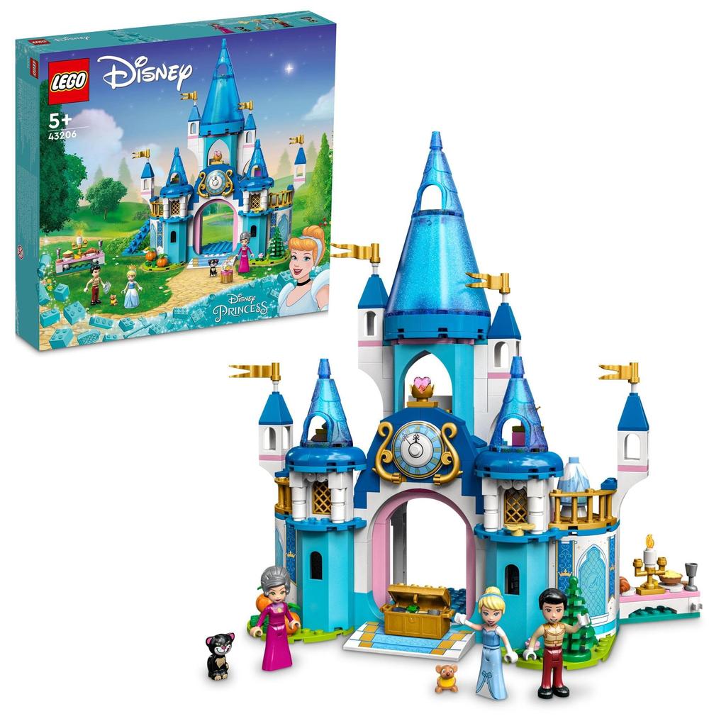LEGO Disney Princess Cinderella and Prince Wonderful Castle Toy Present Birthday Block Educational Christmas Girls Boys Children 5 Years Old 6 Years