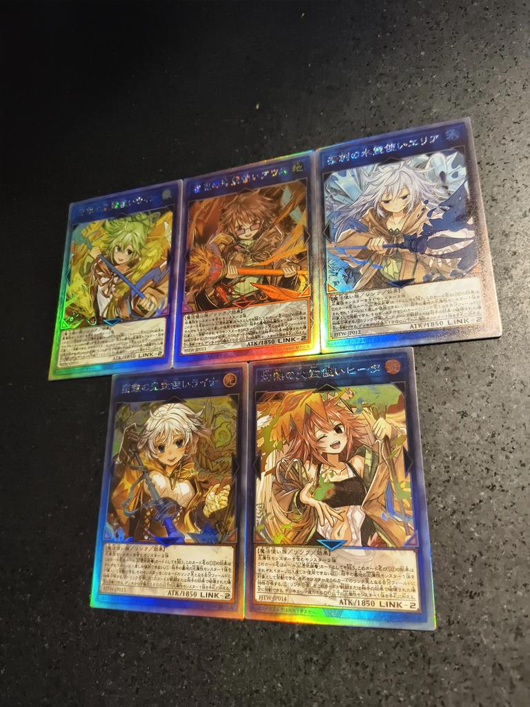 5 шт./комплект Сделай сам Yu-gi-oh! Коллекционная карточка с автографом «Очарователь Самоконтроль» Аниме Мультфильм Подарок