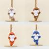 Soft Short Fur Fox Plush Keychain With Pp Cotton Filling For Kids