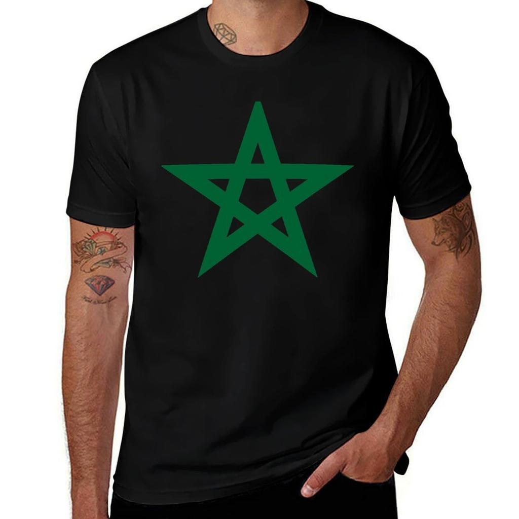 Moorish Flag Tshirt Casual Trendy Short Sleeve Tshirt
