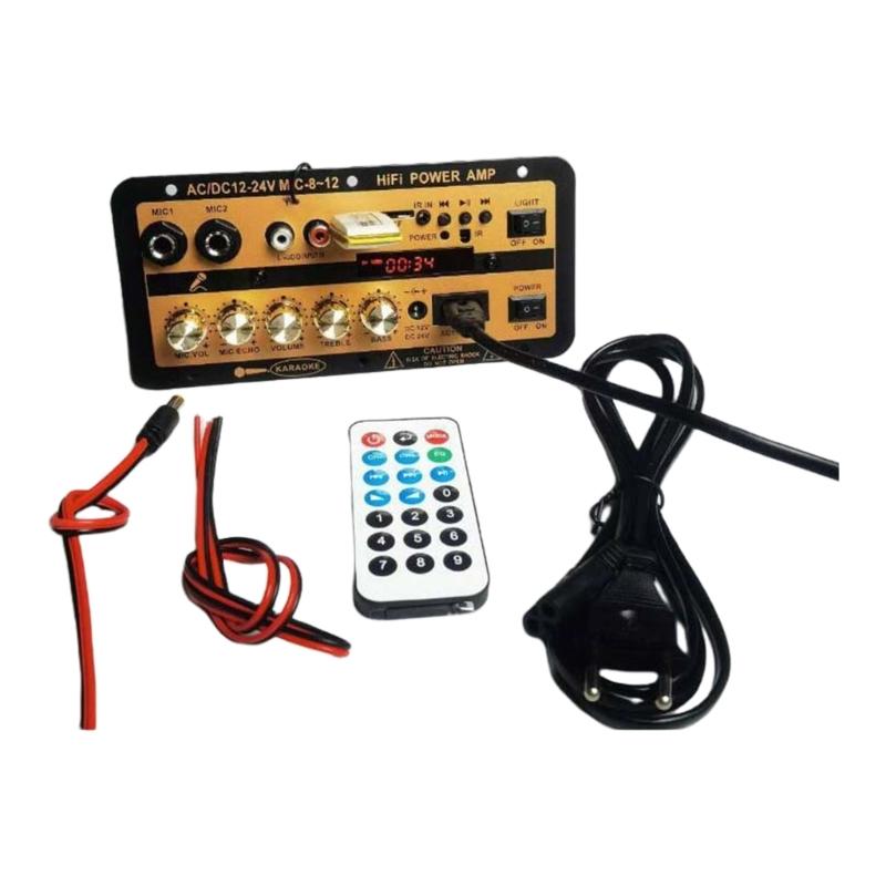 Автомобильный Домашний Аудио Усилитель Модуль Выход Совместимый с Bluetooth 4.2 Технология Поддерживает USB Карту Памяти FM Радио Плейбеки