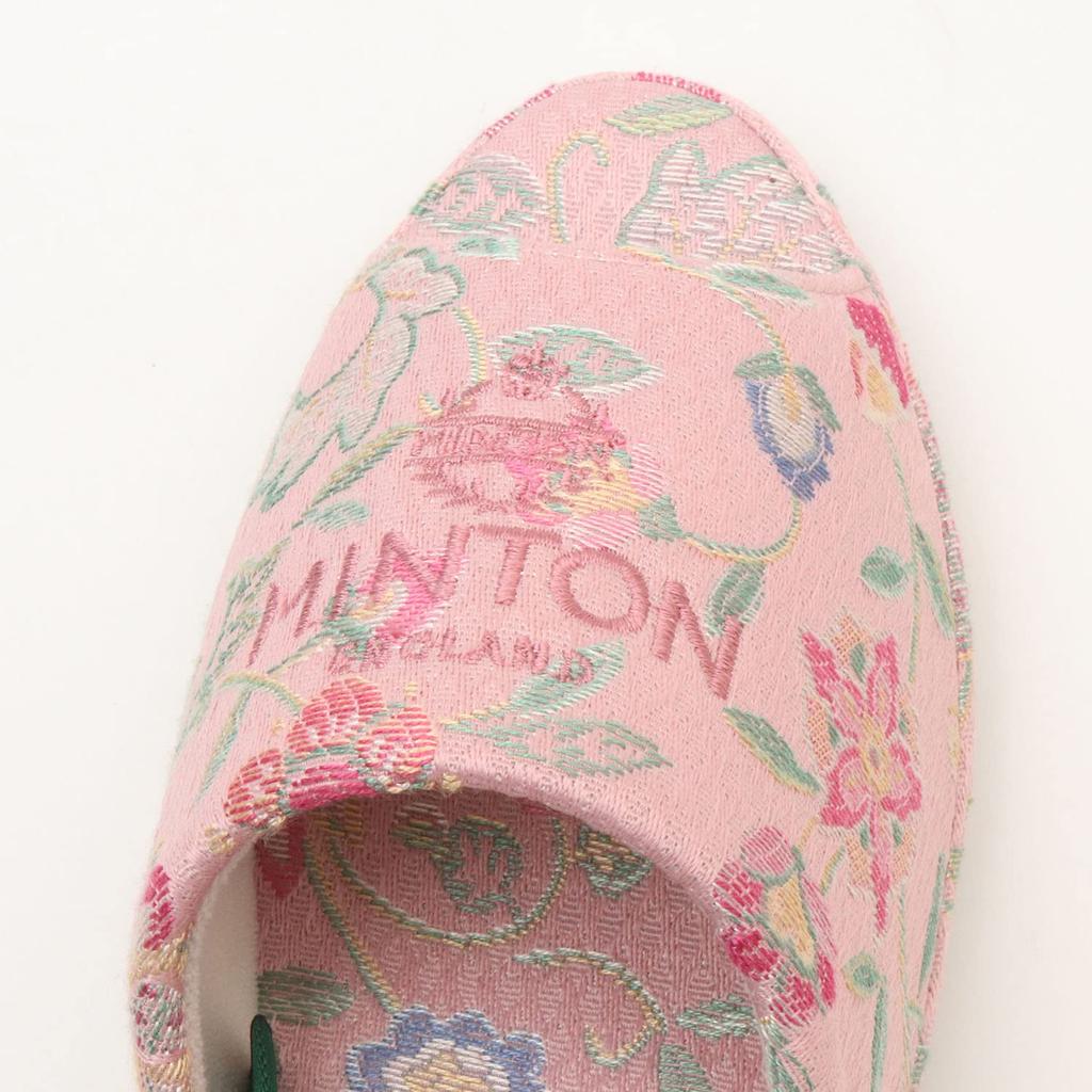 Minton Haddon Hall Жаккардовые брюки-тапочки Жаккардовые Британские (Цветочный узор, Стиль) (розовый)