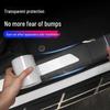 Универсальная прозрачная защитная накладка на порог автомобиля с защитой от царапин