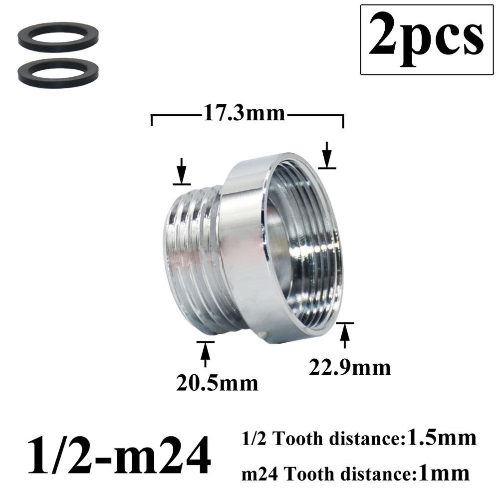 2 шт. 1/2 переходник на 16, 18, 20, 22, 24, 26, 28 мм наружная резьба адаптер для смесителя кухня ванная комната латунные фитинги для барботера вода соединение