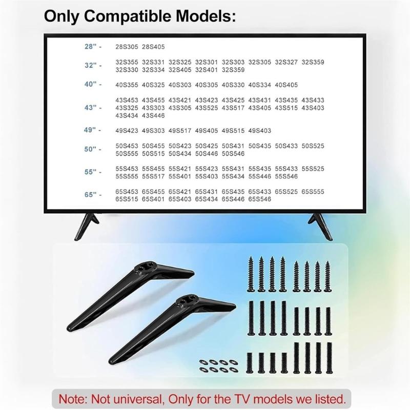 Настольная подставка для телевизора TL28/32/40/43/49 65 дюймов 55s453 с плоским экраном, простая установка без сверления, сменная подставка для телевизора