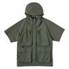Куртка-дождевик с коротким рукавом Stream Ash Green [DAIWA] DR-2724J
