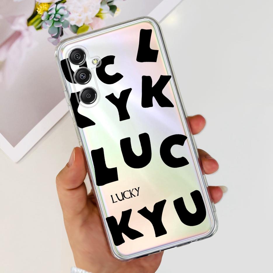 Чехол для Samsung Galaxy M34 5G SM-M346B Новый Модный Расписной Чехол Прозрачный Силиконовый Чехол Для Samsung M34 M 14 Galaxy M14 Мягкий Чехол