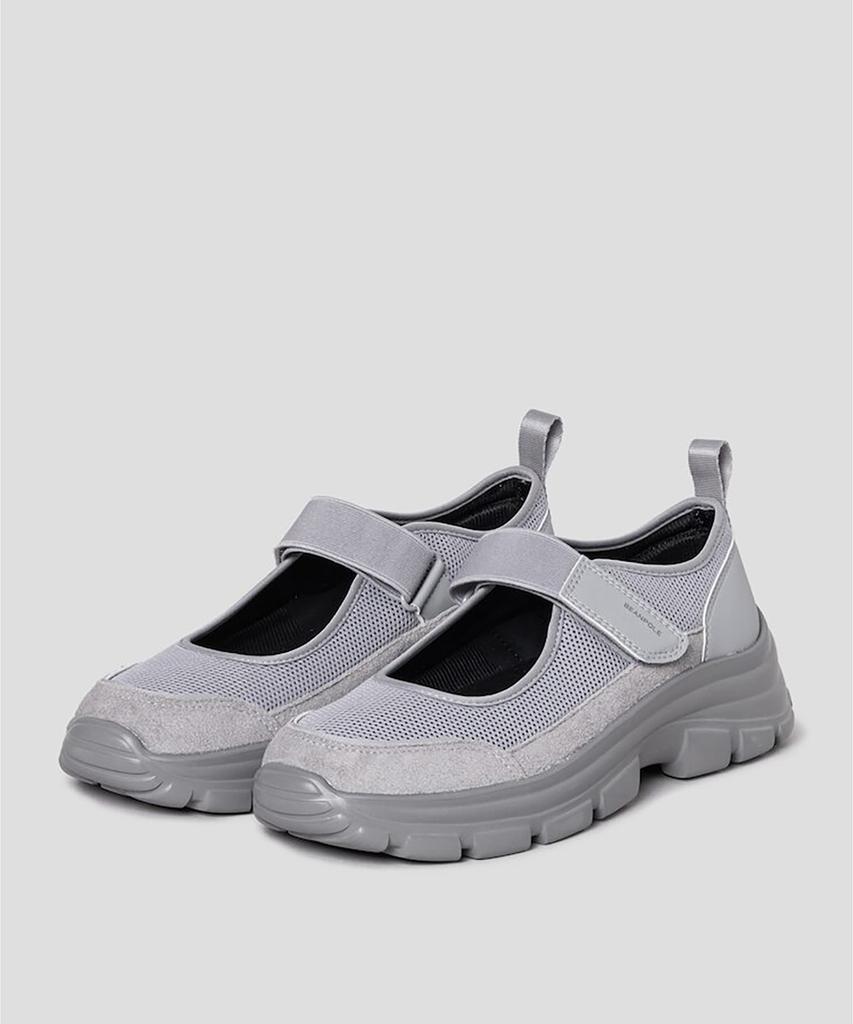 Beanpole Accessory Mesh Platform Sneakers - Light Grey