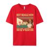 Best Beagle Mom Ever Tshirt Cotton Mens T Shirts Tops Tees Retro Printed Hot Sale Top Quality 3xl Men Clothing