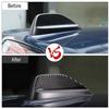 Carbon Fiber Antenna Base Cover Trim Sticker Decal For Dodge Ram 1500 2018-