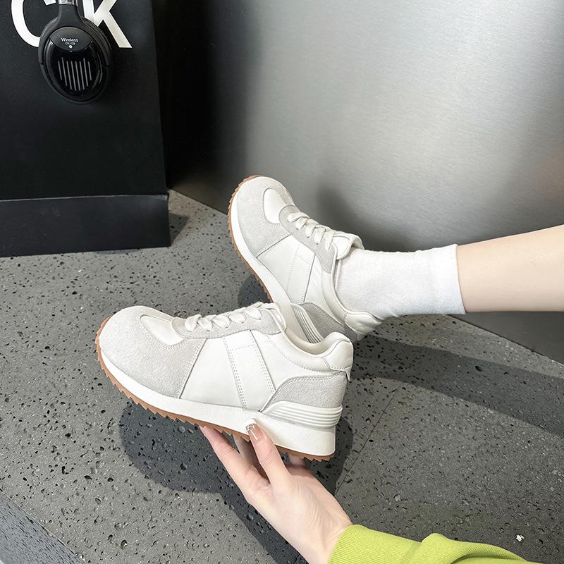 Platform Women's Spring and Autumn New Sports Style Casual Dad Shoes Lightweight Breathable Running Shoes