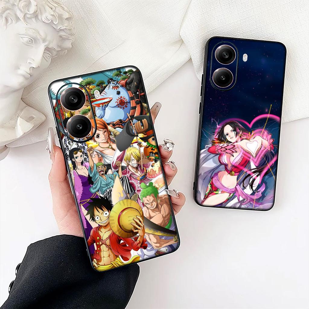 Boa Hancock One Luffy Pieces Phone Cover for Apple iPhone 16 17 Air 14 15 Pro Max Plus 16+ 16E 14+ ProMax Protective Case