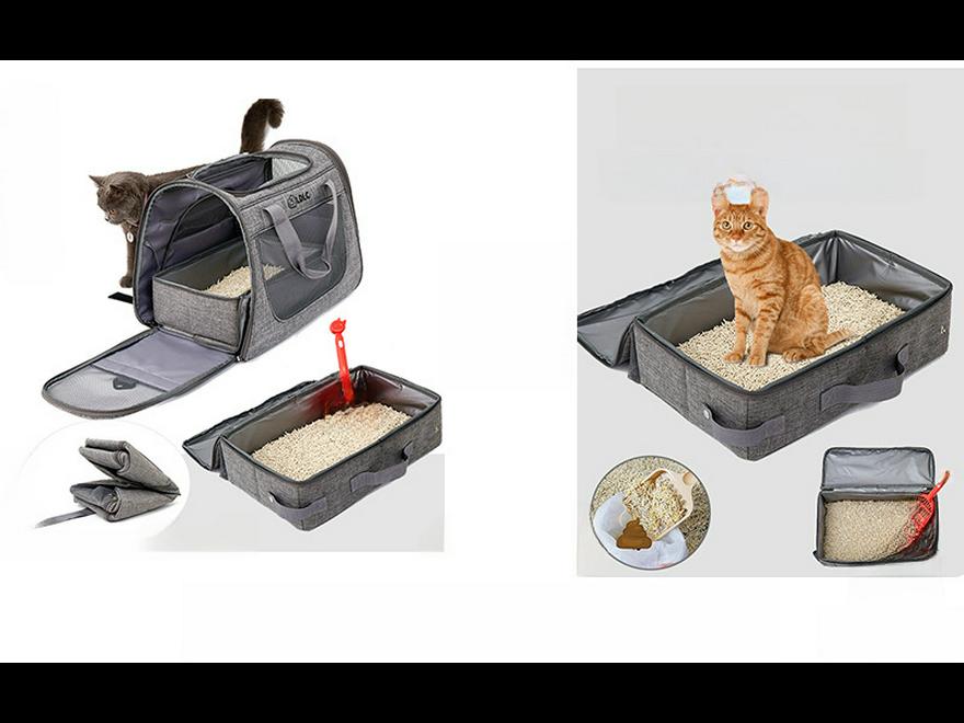 Съемная сумка на одно плечо для перевозки домашних животных - увеличенная переноска для кошек и собак