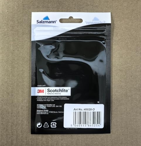 Salzmann 3M Outdoor Reflective Sticker | Waterproof Sticker for Cars, Bikes, and Helmets | Made with 3M Diamond Grade Reflective Material