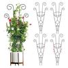 Outdoor Plant Trellis Metal Climbing Plant Stakes Houseplants Support Trellis Planter Insert
