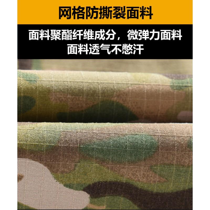 Camouflage Long Sleeve Cycling Jersey Hooded Thick Outdoor Training Workwear Set