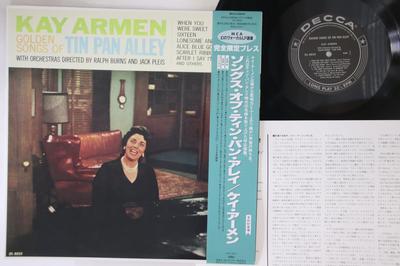 LP Пластинка KAY ARMEN - Золотые Песни Тин Пэн Элли MVJJ30044 DECCA 1990 Япония Оби Джаз Б/У