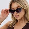 2/4Pcs Fashion Women Cat Eye Sunglasses Gradient Lens Sun Glasses Vintage Simple Brand Designer Unisex Female Shades Uv400