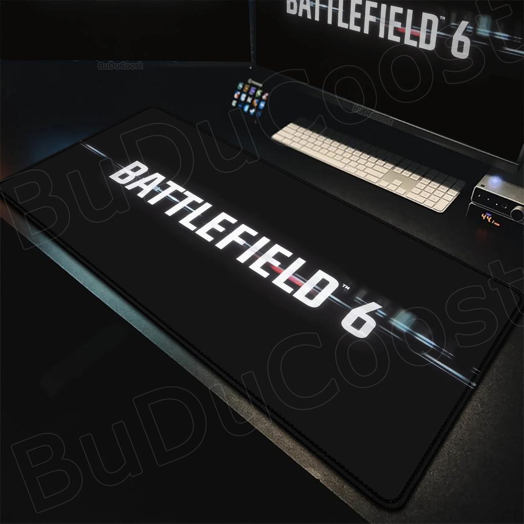 Новые крутые игровые обои Battlefield 6 Коврик для мыши Настольный коврик Большой Нескользящий Нескользящая Клавиатура Эргономичный Офисный Резиновый ПК Домашний Индивидуальный