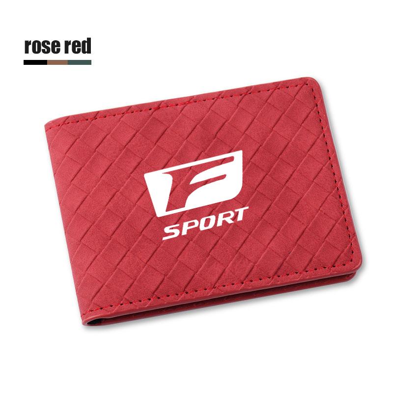 Car Drive Certificate Cover Auto Driver's License Wallet For Lexus F SPORT GS GX IS LS LX CT LC LBX NX RX 350h 450h ES UX 300e MY3