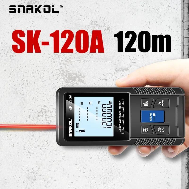SNAKOL Laser Rangefinder Tape Measure Device - Digital Ruler Test Tool 40m/50m/70m/100m/120m Distance Meter Range Finder