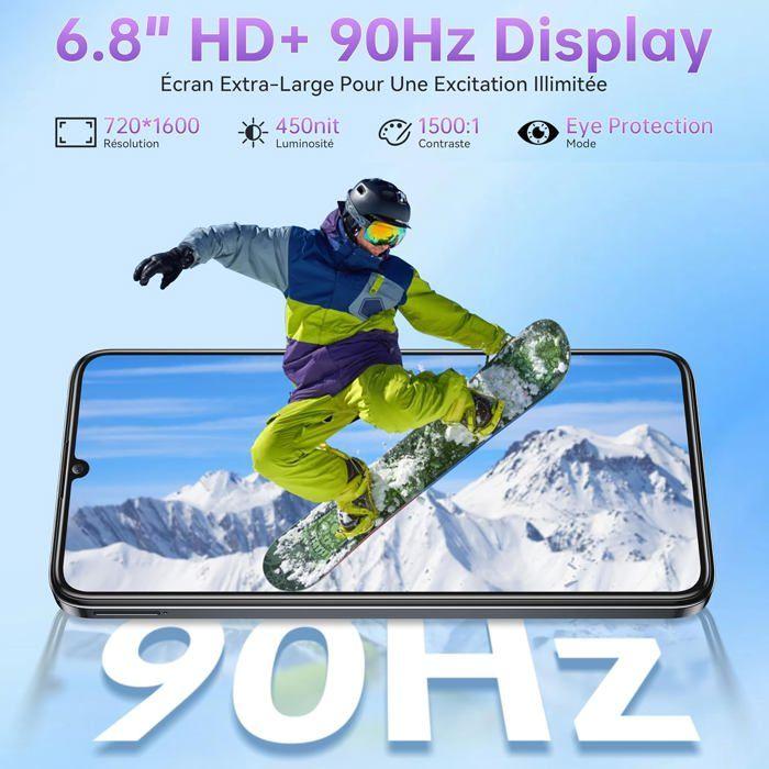 Smartphone - OUKITEL - C51 - 18Go RAM - 128Go - 6.8 Pouces - 5150mAh - Dual SIM - GPS