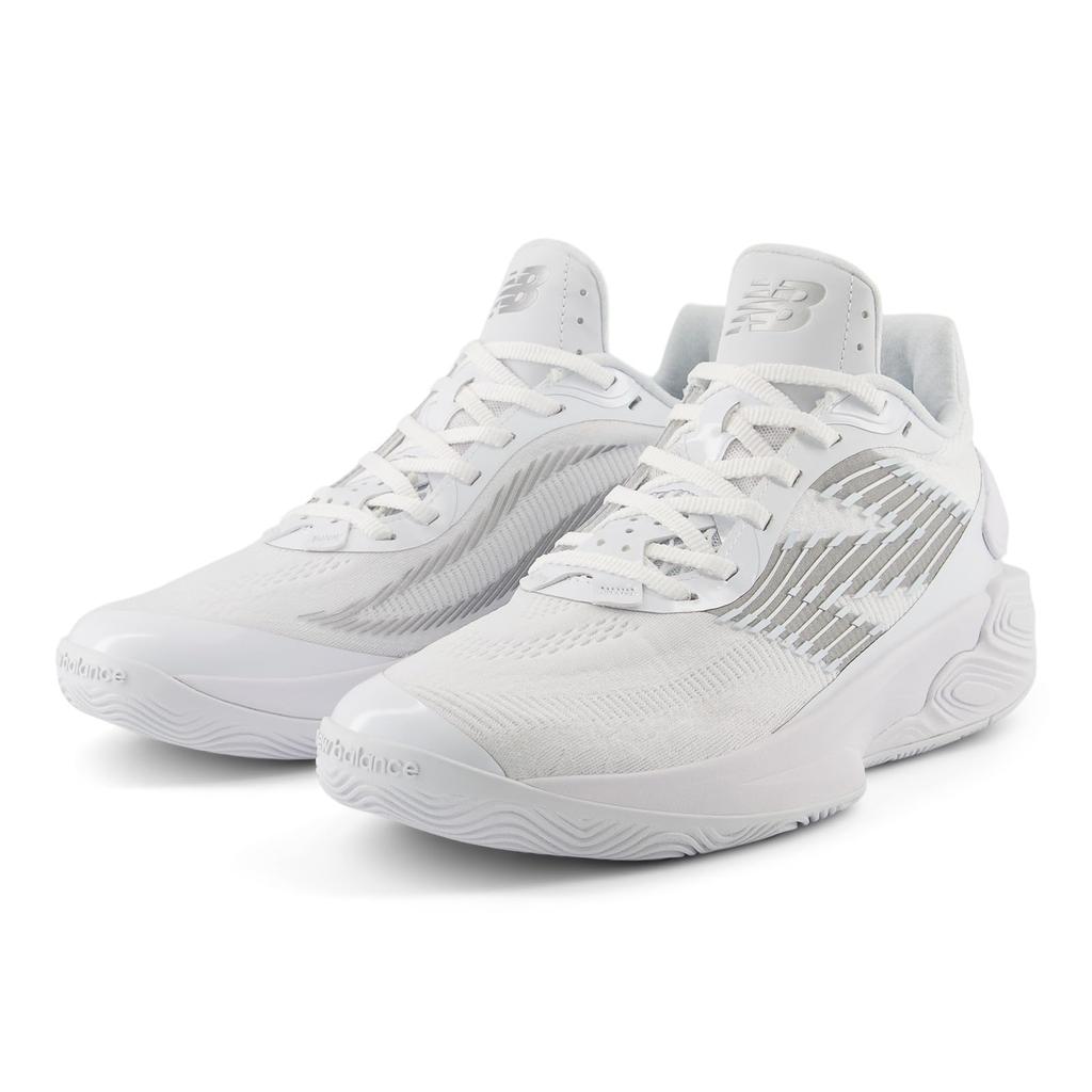Баскетбольные кроссовки New Balance FuelCell TWO WXY v5 WT5 Размер 2E (BB2WY), Легкий, Широкий, (ТРОЙНОЙ БЕЛЫЙ), 25,5 см,