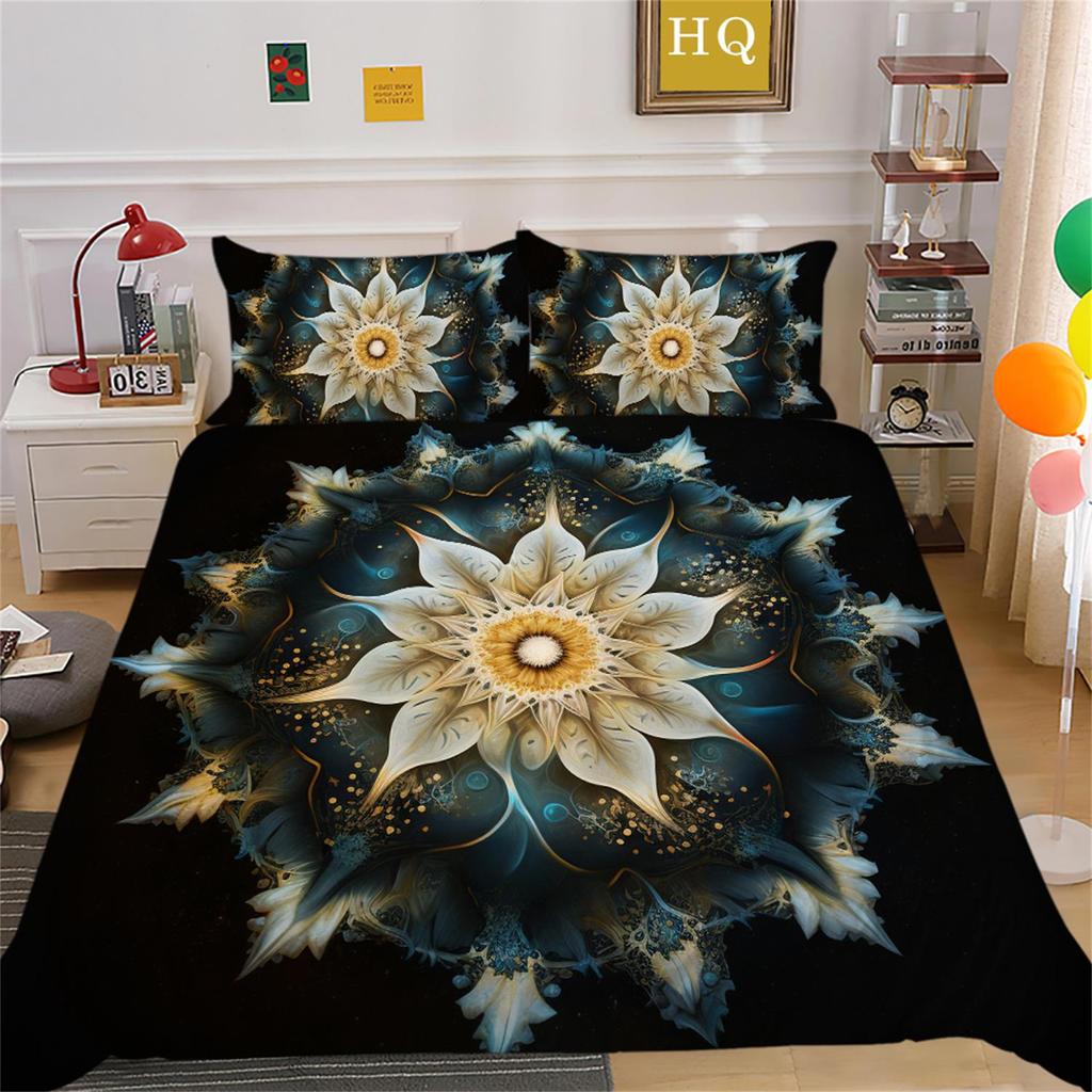 Bohemian Home Bedding Set Bedroom Quilt Cover Pillow Cover Bedding Set AU/EU/US Full Size Bedding Set Extra Large