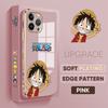 For iPhone 16 15 Max Samsung S24 S23 Plus A15 A35 A53 A73 Xiaomi 11T 12T 13T Redmi 13C Cute Luffy Design Full Camera Protect Soft Phone Case