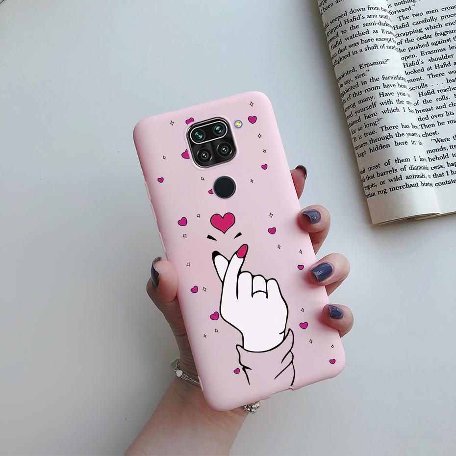 Чехол для Xiaomi Redmi Note 9 Чехол Мягкий ТПУ Силиконовый Чехол Xiaomi Xiomi Redmi Note 9 Note9 RedmiNote9 задняя крышка телефона Чехлы Чехол Funda