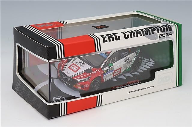 Ixo Hyundai i20 N Rally2 2024 Rally Ceredigion Winner Kennard 1/43 #1 H. Paddon/J. (European Champion)