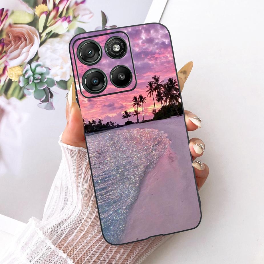 Для Motorola Moto G77 5G Чехол XT2621-4 Роскошный Чехол с Рисунком Цветов Мягкий Силиконовый Чехол Для Moto G67 G 77 MotoG67 MotoG77 5G Сумки